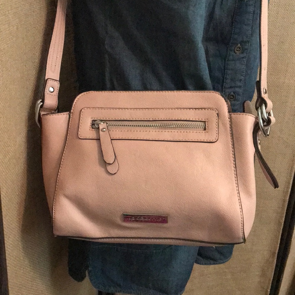 Crossbody Bag by Liz Claiborne in dusty pink